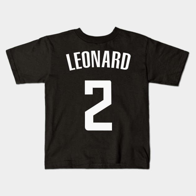 Kawhi Leonard Clippers Kids T-Shirt by telutiga